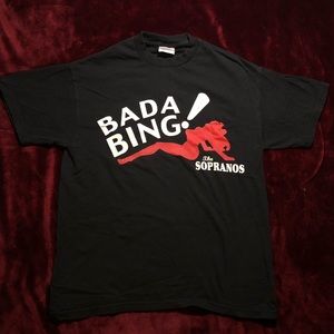 Vintage HBO The Sopranos “Bada Bing!” Tee